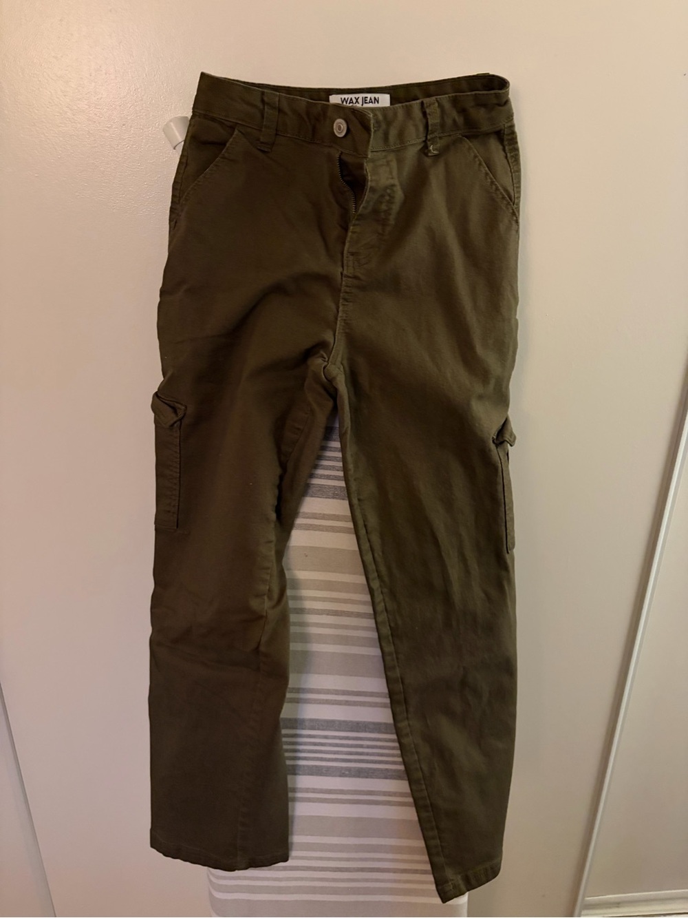 Wax Jean Olive Green Cargo Pants